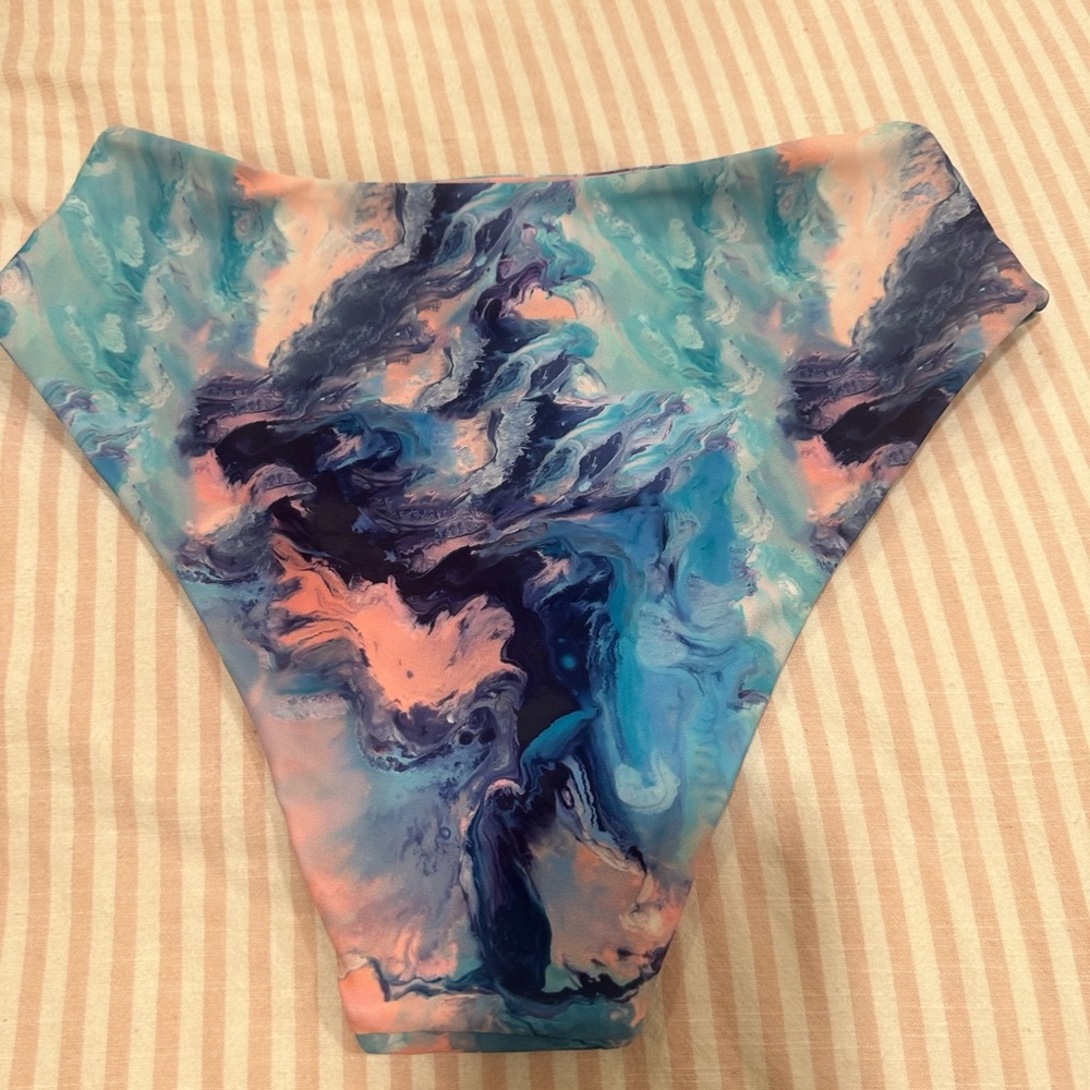 Marble Swimsuit Bottoms